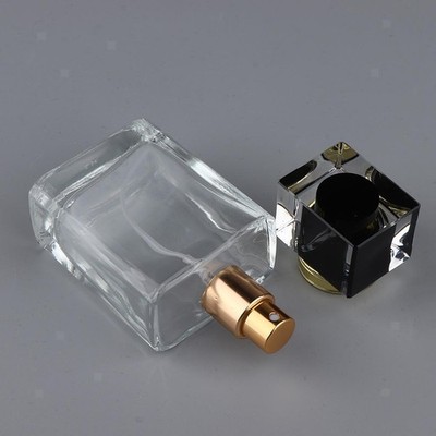 Leere Glas Parfüm Duft Flasche Aftershave Spray Container 50ml
