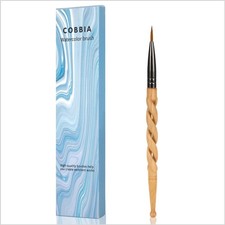 Professional Kolinsky Sable Hair Round Brush Size 2 - Fine Detail Tip for Wat...