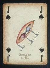 Rivers Edge Lures Of The Past Playing Card Chippewa Bait Jack Spades