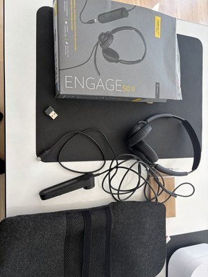 Jabra Engage 50 II Link Headset, Schwarz USB-C