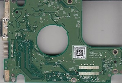 WD5000BMVW-11AJGS0, 771961-F01 AAD3, WD USB 2.5 printed circuit board (PCB)
