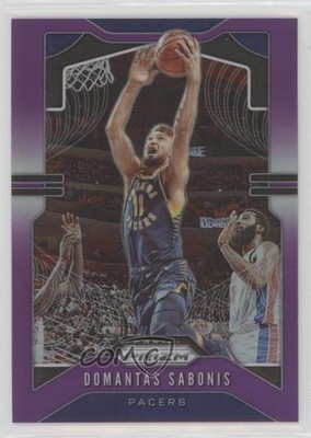 2019-20 Panini Prizm Purple Prizm 31/75 Domantas Sabonis #215 8k4