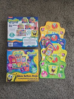 SpongeBob SquarePants Bikini Bottom Bingo Game 2024 Complete
