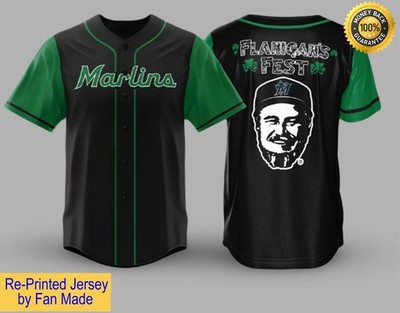 Custom Name - Marlins Flanigan s Fest Giveaway Jersey - All Size