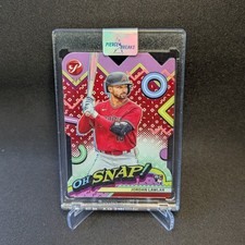 2024 Pristine Jordan Lawlar Oh Snap! #OH-4 Red Parallel RC /5 Diamondbacks