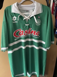 AS Saint Etienne 1995 1996 Home Football Shirt