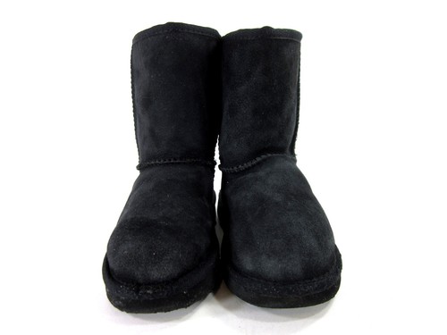KIRKLAND SHEARLING BOOTS LITTLE KID'S BLACK SHEEPSKIN PRESCHOOL US SIZE 13 M - Picture 2 of 5