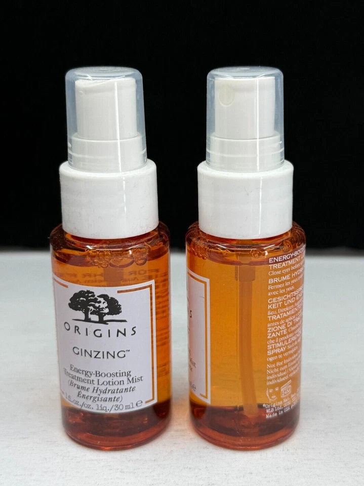 Origins Ginzing Energy Boosting Tratamiento Loción Bruma 2 OZ en total [LOTE DE 2] Foto 2 de 4