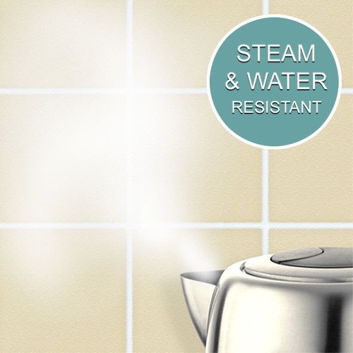 Stick On Wall Tiles : 9 Grey Shanty Self Adhesive Wall Tiles 8" x 4" Brick Shape - Picture 9 of 11