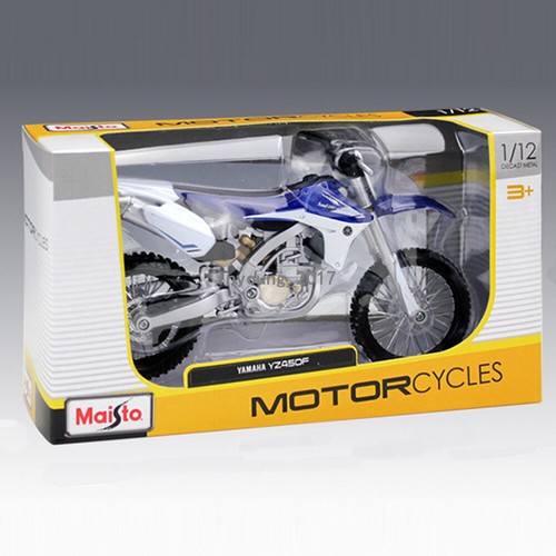 1:12 Yamaha YZ450F Motorcycle Model Dirt Bike Diecast Toys for Boys Kids Gifts - Picture 4 of 10