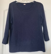 Iconic J. Crew Spindrift Distressed Sweatshirt 100% Cotton - Small