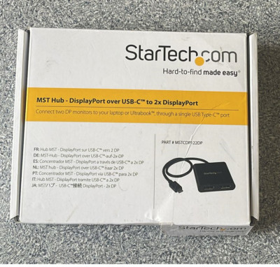 StarTech USB-C to HDMI Multi-Monitor Splitter - 2-Port MST Hub