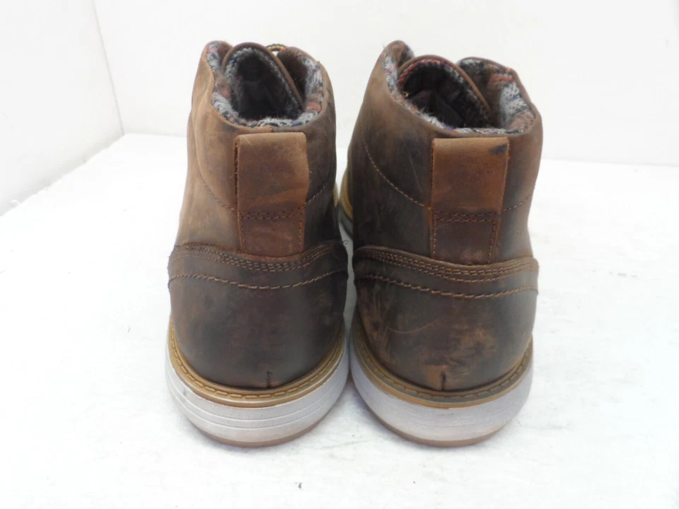 Alpine Design Men's Mid-Cut Casual Chukka Boots Brown Leather Size 13M - Image 3 of 4