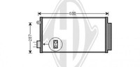 Diederichs DCC1636 Kondensator, Klimaanlage