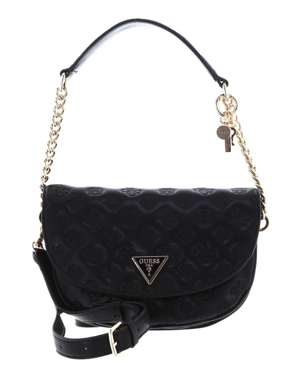 GUESS borsa a tracolla LA Femme Flap Shoulder Bag Black