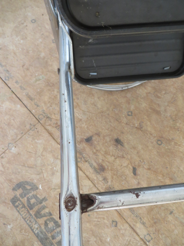 Vintage Mid Century Folding 2 Step Stool Metal Ladder Kitchen Utility (COSCO ?) - Picture 19 of 23