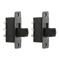 Steren SPST 2P 127VAC 0.5A Sub-Mini Slide Switch - 2 Pack