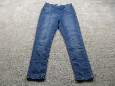 We The Free Jeans Womens 30 Blue Skinny Cropped Denim Cotton Stretch