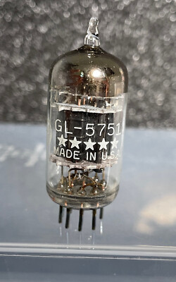 GE 5751 / 12AX7 5 Star #470 Dual Triode Tube Vintage Rare General