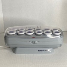 12 PC BABYLISS PRO NANO TITANIUM HAIR HOT ROLLER SET HAIRSETTER CURLERS ROLLERS