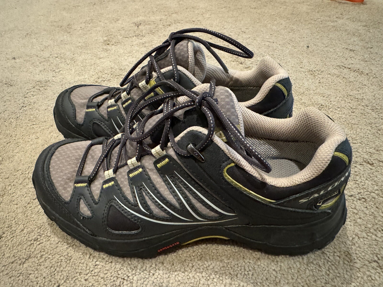 Scarpe da trekking Salomon donna Ellipse GTX taglia 6 5 trail running grigio marrone