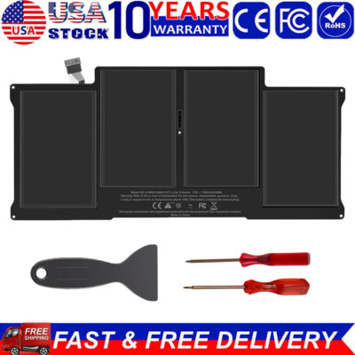 A1405 Laptop Battery for MacBook Air 13'' A1466 Mid 2012 2013 Early 2015 2017 US