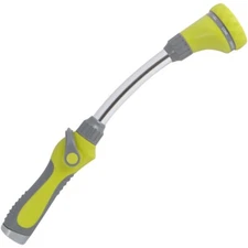 Relaxed Gardener Watering Wand 8 Pattern Hose Nozzle with Thumb Control Shutoff