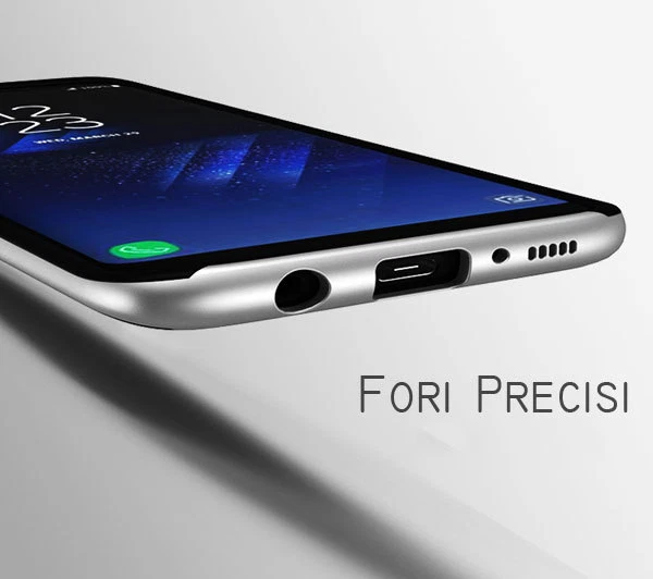 Cover Case custodia per Samsung Galaxy S8 Tpu+pc originale Ipaky argento coperto - Immagine 2 di 4