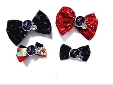 Handmade Hair Bows - Sports - NFL Football - Houston Texans - Hair Bows