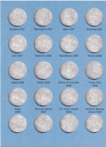 Whitman Münzordner 8097 Statehood Quarters 1999-2009 Album / Buch 25 Cent - Bild 5 von 5