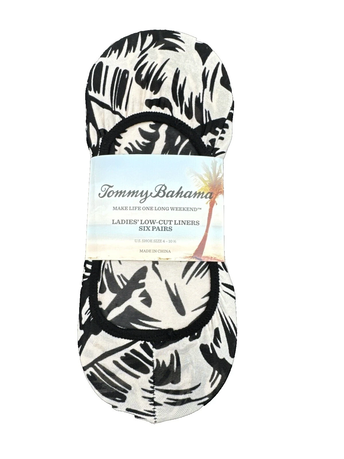 Meias femininas de náilon Tommy Bahama