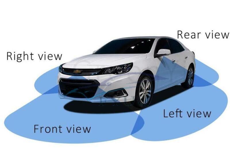 Carsanbo carro 4 câmera de 360 graus surround vista reversa estacionamento  câmera visão do pássaro panorâmica 2d sistema dvr hd 1080p câmera do carro