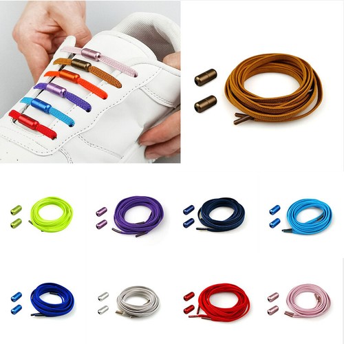 No Tie Shoe Laces Adult Kid Elastic Trainer laces Lazy Easy Notie