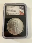 1986-S American Silver Eagle NGC MS69 Anna Escobedo Cabral Hand Signed (RARE)