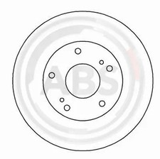 2x Bremsscheibe belüftet 16494 A.B.S. für NISSAN 300ZX 200SX Coupe