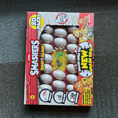ZURU Smashers Dino Island Smash Eggs 20 Pack Dino Eggs Toy Set Ages 5+
