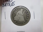 1853 US SEATED LIBERTY QUARTER WITH ARROWS