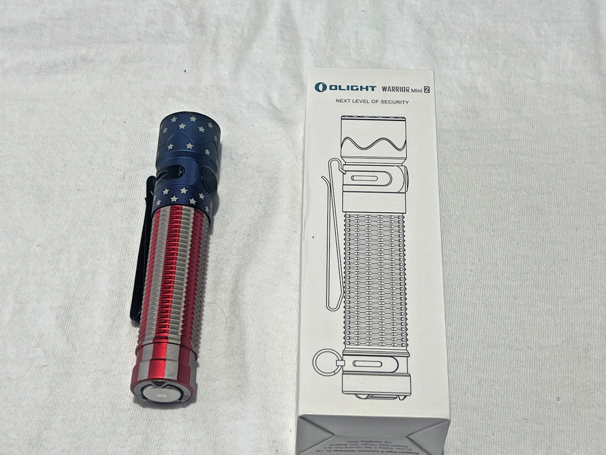 Olight Warrior Mini 2 stars and stripes. Patriotic | eBay