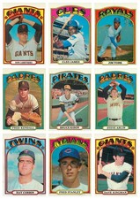 1972 Topps Baseball Rookies R.C. U-Pick
