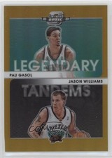 2022 Panini Contenders Optic Gold Prizm 7/10 Jason Williams Pau Gasol #6 HOF 4d6