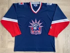 1990's NHL New York Rangers Liberty Ice Hockey Jersey Starter Size XL