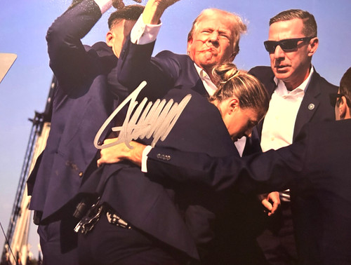 DONALD TRUMP Signed MAGA Autograph 8x10" Original Authentic Signature + COA