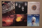 Lot of 6 Hard Rock Heavy Metal Glam vinyl record albums Dio KISS Ratt Scorpions