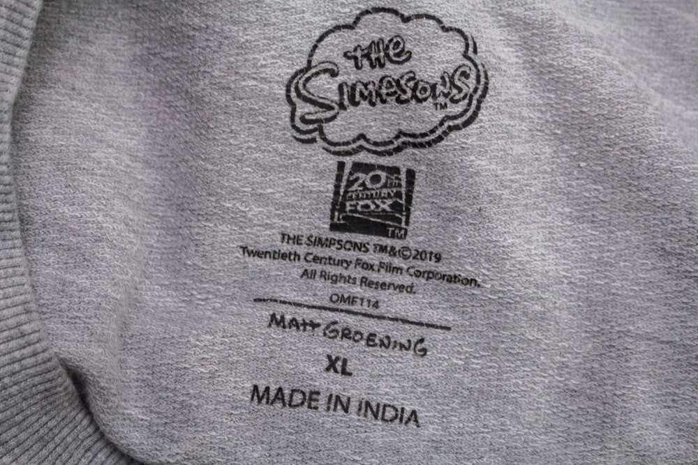 The Simpsons Men Jumper Sweater Size XL image 7