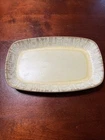 Frankoma Pottery 7PS Mayan Aztec Desert Gold Small Platter 9.5” Tray Vintage