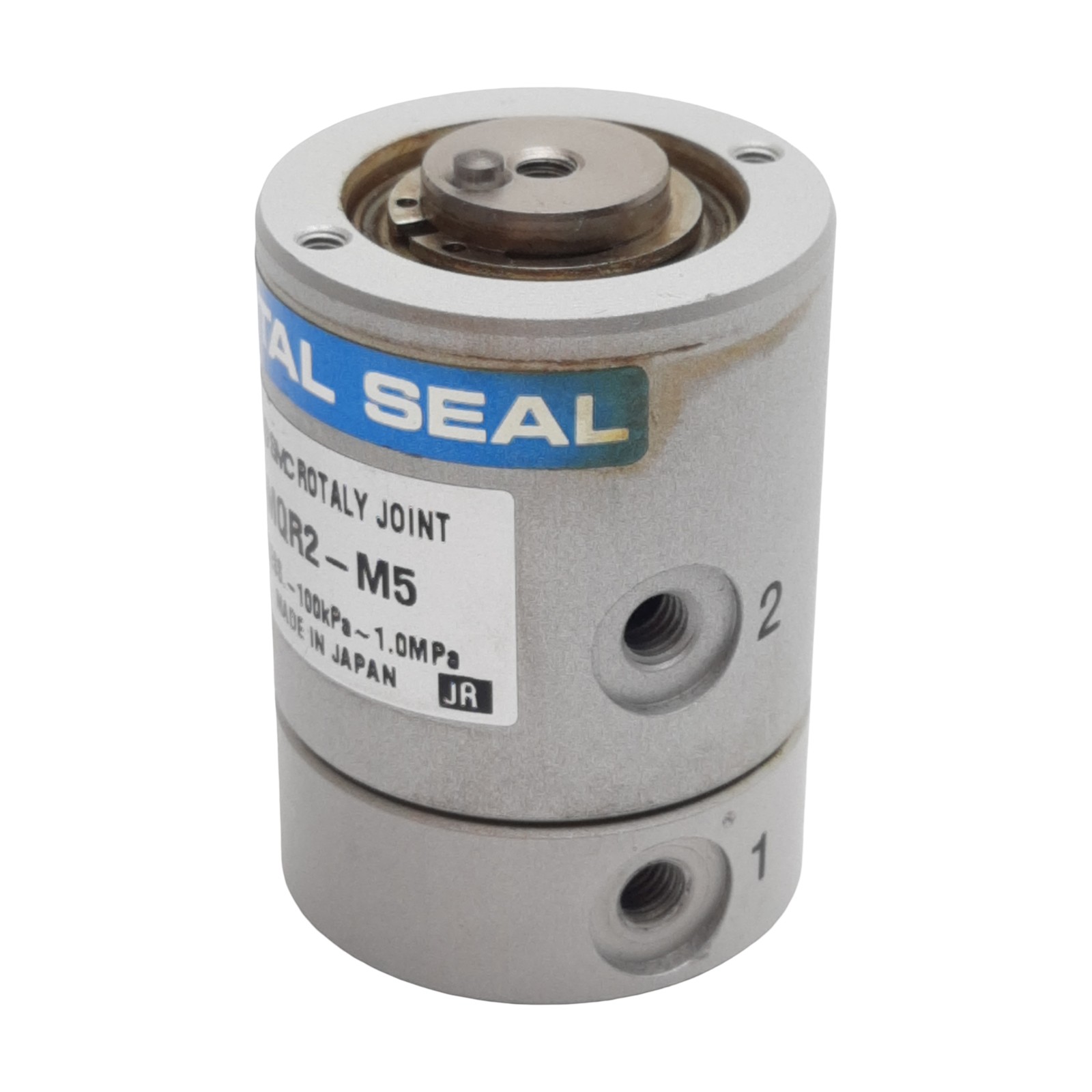 SMC MQR2-M5 Rotary Metal Seal Joint, 2-Circuits, M5x0.8, 0.03Nm, -100kPa~1.0MPa