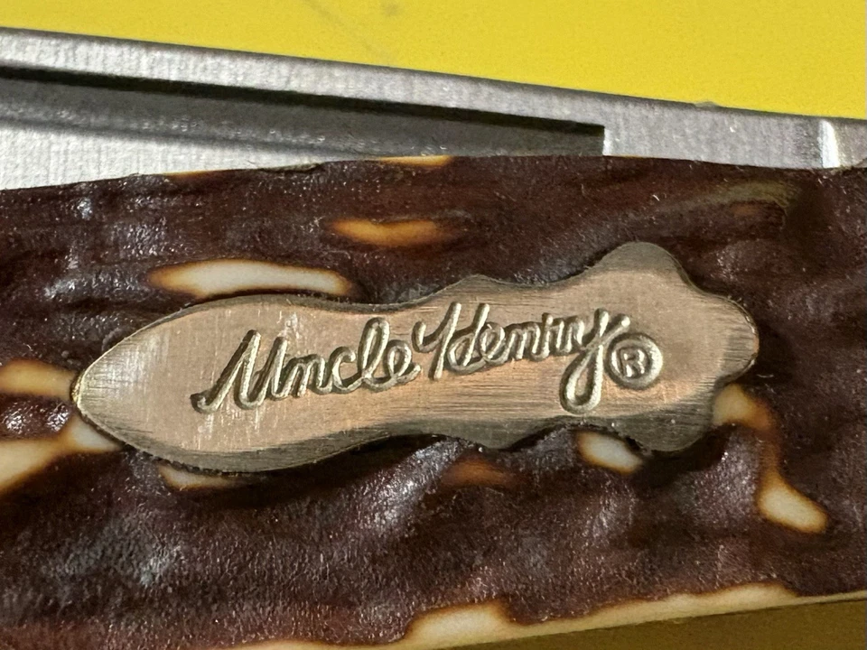 Uncle Henry 885UH SENIOR RANCHER Folding Vintage Pocket Knife 3 Blades NIB - Image 2 of 4