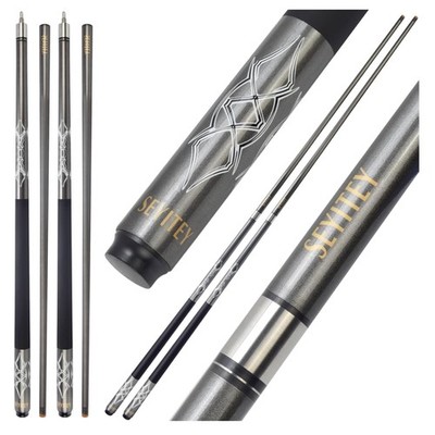 Billardqueue Carbon 147,7cm langlebig kleiner Kopf Pool Snooker Zubehör