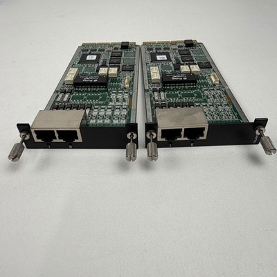 Pair 2x Audiocodes M1K-VM-2SPAN Mediant 1000 Dual Span E1/T1 PBX Voice M1K TMX-1