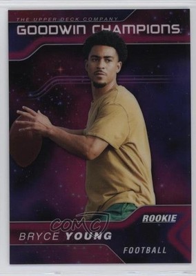 2023 Upper Deck Goodwin Champions Platinum Cosmic /199 Bryce Young Rookie RC 0a6